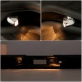 Hecasa Rear Step Bumper Compatible With 1999-2006 Chevy Chevrolet Silverado Gmc Sierra 1500 W License Plate Light Face Bar