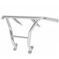 Hecasa Rear Bumper Brush Guard Compatible With 2008-2014 Polaris Rzr 800 Rzr-s Rzr-4 Silver Aluminum
