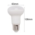 Br20 Reflector E26 Led Bulb 4-pack R20 Spotlight Bulbs 850lm 8w Replacement 60w Non Dimmable Warm White 3000k