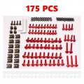 Bodywork Kits For Kawasaki Versys 650 Zg1000 Zrx1100 Zrx1200 Zx11 Zx1100 Zx7r 175pcs Motorcycle Fairing Body Bolts Kit Fastener