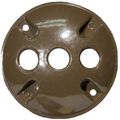 Morris 36834 Round 3-holes Weatherproof Box Cover 