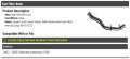 Gas Tank Fuel Filler Neck Upper And Lower Compatible With 2002-2003 Chevy Avalanche 1500 With Restricted Vent Except Rpo Ac7