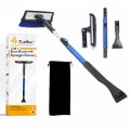 Econour 36 3 In 1 Extendable Aluminum Snow Brush And Ice Scraper With 270a Rotatable Squeegee Telescoping For Removal 