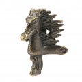 Corner Protector Box Feet Bronze Zinc Alloy 4pcs Antique Horse Shape Jewelry Chest Wood Decorative Leg