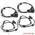 A-premium Front And Rear Side Abs Wheel Speed Sensor Compatible With Chevrolet Gmc Buick Saab Isuzu Models Trailblazer Envoy Xl