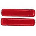 Newyall Pack Of 2 Rear Left Driver And Right Passenger Side Door Red Reflector Panel