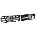 2pcs Led Drl Fog Light Grilles For 1997-2006 Tdi Mk4 H3 Bulb Replacement Daytime Running Kit