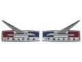 Auto Krafters Compatible Replacement For Fender Emblems Lh Rh Front Ornaments Nameplates 1964-65 Falcon C4dz-16228-9a