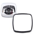 Towing Mirrors For Freightliner Columbia And M2 Pair Left Right Side Manual Control Heated With Chrome Housing 2004 To 2016