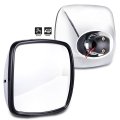Towing Mirrors For Freightliner Columbia And M2 Pair Left Right Side Manual Control Heated With Chrome Housing 2004 To 2016