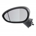 Fiat 500 2012-2018 Door Mirror Driver Side Heated Power Glass Paintable Manual Folding With Blind Spot Detection Replacement 