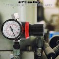 Air Pressure Gauge Ergonomic Design 150psi Regulator Spray Accessories Plastic Aluminum Alloy For Inlet Adjustment