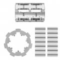 Caltric Front Differential Roll Cage Armature Plate With Rolls Compatible Polaris Sportsman 600 2003-2005