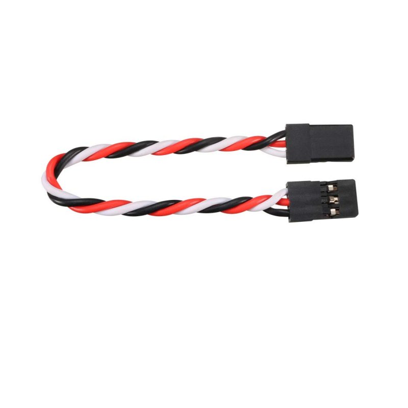 10pcs 4 Inches 10cm 3-pin Servo Extension Cable Wire Male To Female For Rc Futaba Jr Anti-interference