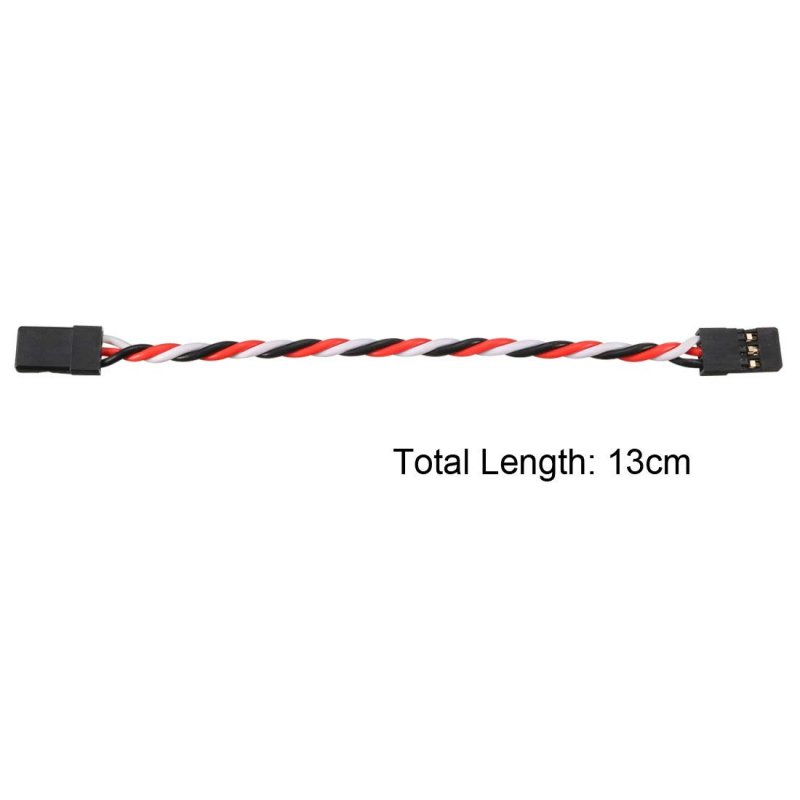 10pcs 4 Inches 10cm 3-pin Servo Extension Cable Wire Male To Female For Rc Futaba Jr Anti-interference