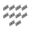 Multi Purpose Retainer Rocker Panel Molding Clip Fastener Nylon Gray 51mm Length 10 Pieces Replacement For 25648693 And 