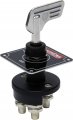 Quickcar Racing Products Battery Disconnect Rotary Switch Panel Mount 160 Amp 12v Removable Key Silver Each