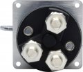 Quickcar Racing Products Battery Disconnect Rotary Switch Panel Mount 160 Amp 12v Removable Key Silver Each