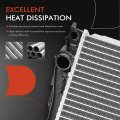 A-premium Engine Coolant Radiator Assembly Compatible With Bmw 135i 2008-2013 135is 2013 335i 2007-2011 X1 2013-2015 Z4
