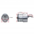 High Torque Gear Motor Jgb37-520 Dc 6v Micro Large Reversed Adjustable Speed Slow Rotating Electric With Bracket Color 30rpm