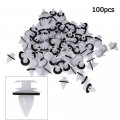 Aynaxcol 100pcs Door Panel Clips With Seal Ring Replacement For Bmw E34 E36 E38 E39 E46 X5 M3 M5 Z3 Replace 51411973500