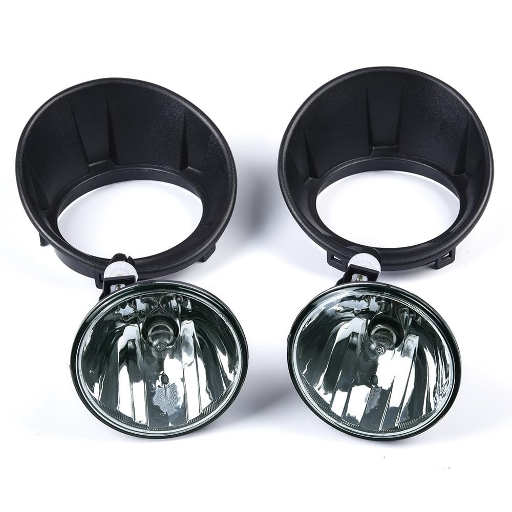 Front Fog Light Assembly Pair For Chevy Camaro 2010 2011 2012 2013 Smoky Lens With Harness Gm1038118 Gm1039118 Not Zl1 Or Rs