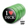 I Love Dick Heart Tire Rim Wheel Aluminum Valve Stem Caps