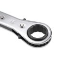 Reversible Ratcheting Wrench 19mm X 21mm Double Box End Cr-v