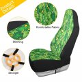 Yettasbin St Patrick S Day Shamrock Front Car Seat Cover Non-slip Stain Water Resistant Breathable Protector Universal Fits Suv