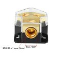 2pcs 0 4 Gauge In 8 Out 2 Way Stereo Amp Power Ground Distribution Block For Car Audio Splitter