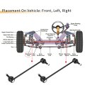 1 Set Front Sway Bar Links Stabilizer Link Kit With Bushing For Jeep Patriot 2007-2017 Dodge Caliber 2007-2012 Suspension No