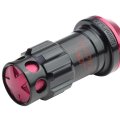 M12 X 25 Open End 16-piece Aluminum Steel Wheel Lug Nuts 4 Lock 1 Nut Key Pink