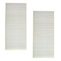 Cabin Air Filter For Nissan Nv350 Urvan 2014 Part Number Olx-acdcf3252-cl360a55 Particulate Media Black Standard Style Front 