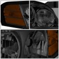 Oe Style Smoked Housing Amber Corner Headlight Lamps Tool Kit Compatible With Altima 00-01