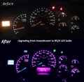 Wljh Canbus Bright Pc74 Twist Lock Socket T5 2721 73 74 Led Lights 3smd 3030 Chip Car Instrument Cluster Gauge Dash Dashboard