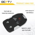 Ocpty 1 Key Fob Shells Case For Gmc Sierra 1500 2500 3500 Chevrolet Silverado 2019-2021