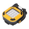 Cob Magnetic Work Light Usb Rechargeable Led Lamp With 8 Color Modes Foldable Design For Outdoor Use And Car Repair Yellow
