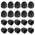 Nut Protection Cap 20pcs M3x6x9mm Plastic Hexagonal Screw Dome Acorn Hex Head Bolt Covers Waterproof Decorative Caps Black 