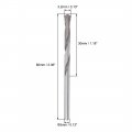 Uxcell Cemented Carbide Twist Drill Bits 3 2mm Metal Cutter For Stainless Steel Copper Aluminum Zinc Alloy Iron 6 Pcs