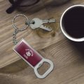 Graphics More Texas Southern University Tigers Logo Keychain Rectangle Chrome Plated Metal Bottle Cap Opener