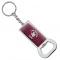 Graphics More Texas Southern University Tigers Logo Keychain Rectangle Chrome Plated Metal Bottle Cap Opener