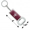 Graphics More Texas Southern University Tigers Logo Keychain Rectangle Chrome Plated Metal Bottle Cap Opener