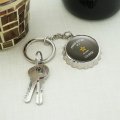 U S Army Proud Sister Of A Soldier Keychain Chrome Plated Metal Pop Cap Bottle Opener