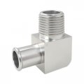 Car Accessories Chrome Billet Aluminum 90 Deg Heater Hose Fitting 5 8 1 2 Npt Sb Bb 