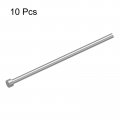 Uxcell 10pcs Straight Ejector Pins 6mm 0 24 Dia Skd61 Round Tip Punch 150mm 6 Long For Mechanical Maintenance