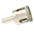 Uxcell 2pcs 30mm Diamond Particles Coating Tip Hole Saw Drill Bit For Glass