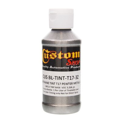 Custom Coat Pewter Metallic Urethane Bedliner Tint Base 3-ounce Bottle