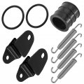 Caltric Exhaust Muffler Kit Compatible With Yamaha Banshee 350 Yfz350 1987 1988 1989 1990-2006