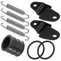 Caltric Exhaust Muffler Kit Compatible With Yamaha Banshee 350 Yfz350 1987 1988 1989 1990-2006