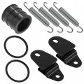 Caltric Exhaust Muffler Kit Compatible With Yamaha Banshee 350 Yfz350 1987 1988 1989 1990-2006